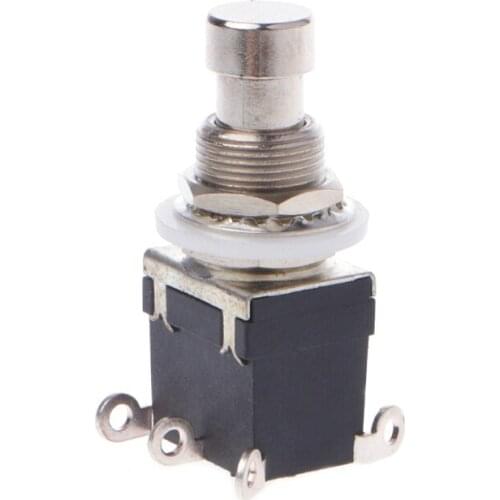 OOTDTY AC 250V/2A 125V/4A 6Pins DPDT Stomp Foot Switch for Guitar