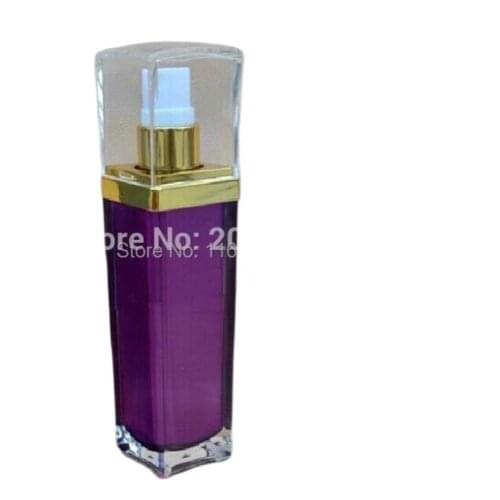 50ml purple patels shape acrylic spayer bottle or perfume bottle or mist sprayer bottle ,Cosmetic bottle