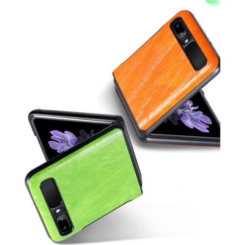 Luxury Case for Samsung Galaxy Z Flip Case Crocodile Lattice PU Leather Shell Funda Protective Phone Case Cover Z Flip Coque