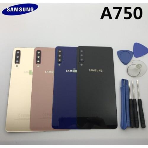 Replacement Original Rear Panel Battery Cover Glass Back Door Housing For Samsung Galaxy A7 A750 A750F 2018+tool