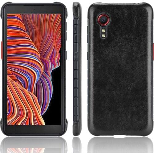 Slim For Samsung Galaxy Xcover 5 Case Litchi Skin Pattern PU Leather and PC Book Cover For Samsung Galaxy Xcover5 Phone Case