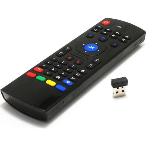 50pcs MX3 Air Mouse Universal Smart Remote Control 2.4G RF Wireless Keyboard for Android tv box H96 Max X96 mini