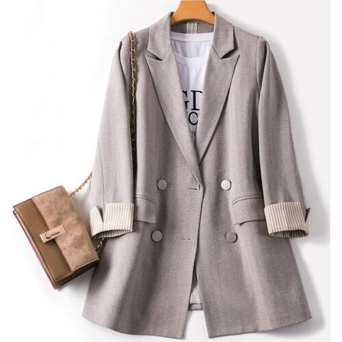 Jackets For Women 2021 Korean New Black Small Suits Blazers Ladies Casual Loose Jacket Coat Fashion Blazer Women Clothing Suits