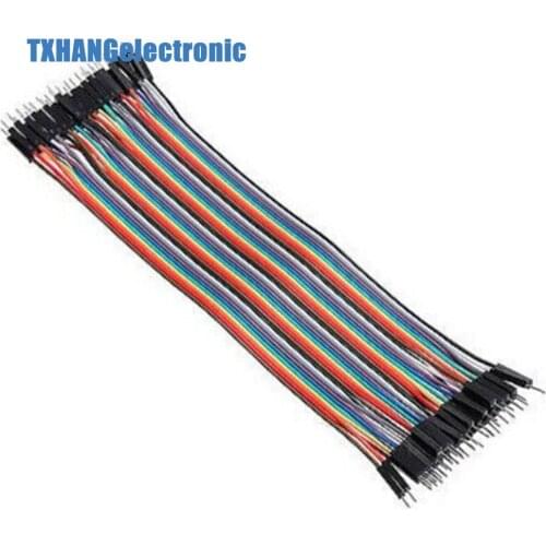 1 Dupont Jumper Cable Male to Male Pin Connector 2.54mm 20cm Electronic Component Cable Accessories diy electronics