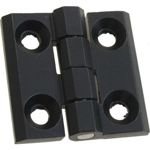 1 Pair Machine Control Box Cover Industrial Hinges Bolt Black 60x60mm