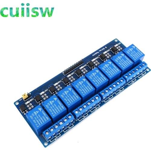 10PCS 8 Channel Relay relay expansion board 8 channel 5V 8-Channel Relay 5V 8-road relay module Free shipping