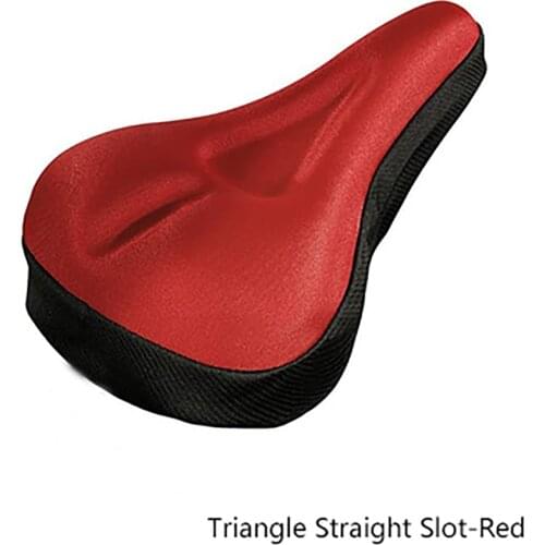 3pcs New Mountain Bike Cushion Cover Bicycle Gel Silicone Cushion Cover Slow Rebound Sponge Memory Foam 3D Saddle Cushion