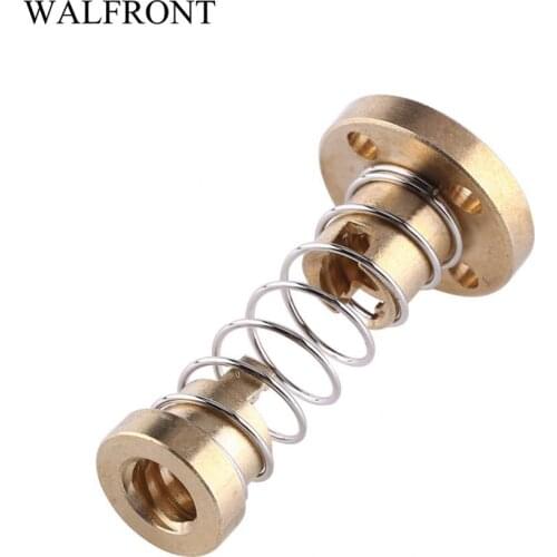 Anti-Backlash Spring Loaded Nut Loaded Elimination Gap Nut for T8 Threaded Rod Lead Screw Printer Part