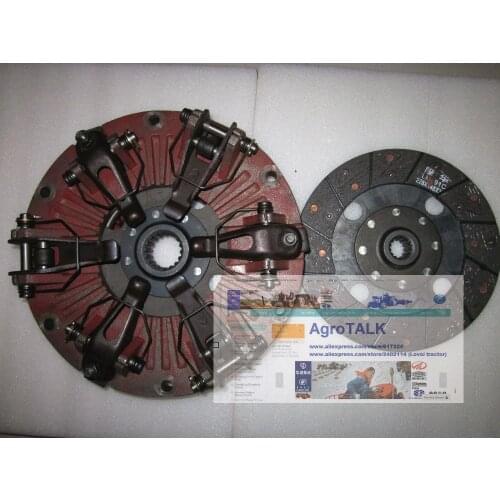 The 9 inch dual stage clutch assembly with PTO disc for Foton Lovol FT354 TB404 tractor, Be noted it is 9 inch clutch
