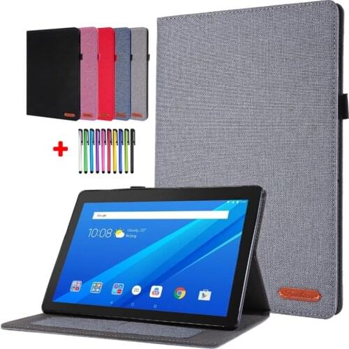Flip Funda For Huawei Matepad 11 Case 2021 Tablet Cowboy Cloth Soft TPU Shell For Matepad 11 2021 10.95 inch Cover Etui + Pen
