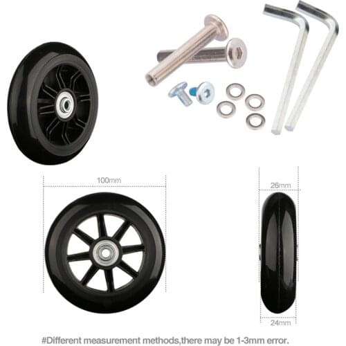 Luggage wheel, password, luggage, aircraft case, universal wheel, aircraft wheel, maintenance and reinforcement 20 inch 26 inch