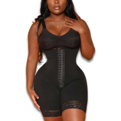 Compression Garments Hour Glass faja Slimming Fajas Lace Body Shaper Tummy Control Bodysuits