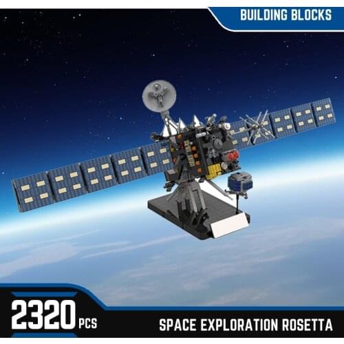 MOC-69083 Space Probe Rosetta Comet Rocket Space Model Building Blocks High-tech Wars Bricks Creator Expert Ideas Education Toys