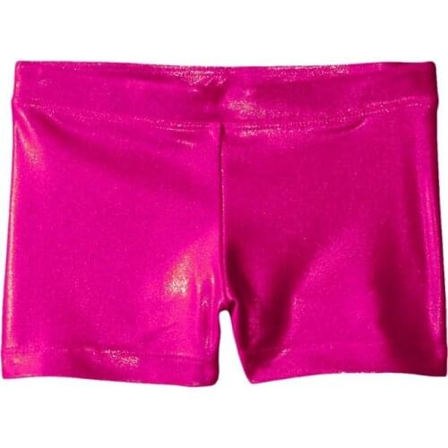 Kids Gymnastics Suit Shorts Bright Color Body Suit Ballet Gymnastics Breathable Dance Practice Clothes Shorts