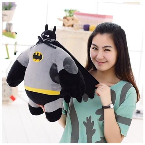 Creative toy large 50cm Baymax turn to super hero plush toy doll soft throw pillow, Christmas gift x056