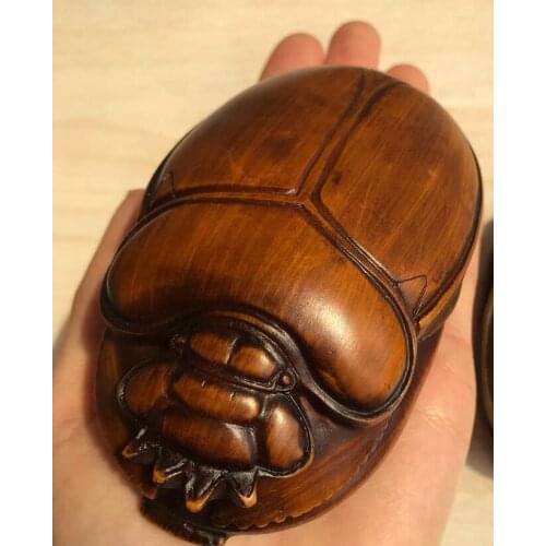 CREATIVE ANCIENT EGYPT SCARAB ART FIGURINE KHEPRI ANIMAL STATUE INTERIOR SHOWPIECE HOME DECORATION BIRTHDAY GIFT R4160