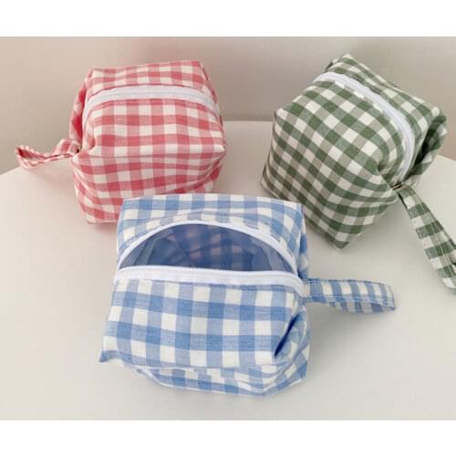 HOT Portable Storage Cosmetic Bag Coin Purse Student Cosmetic Bag Small Portable Square Handbag Mini Sanitary Napkin Storage Bag