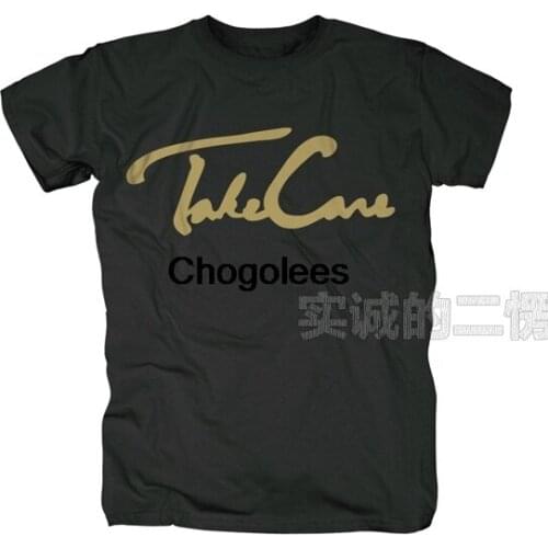 Mens Fashion T-Shirt Drake take care Punk Rock Short Sleeve T Shirts Casual Summer Dress Printed Tops