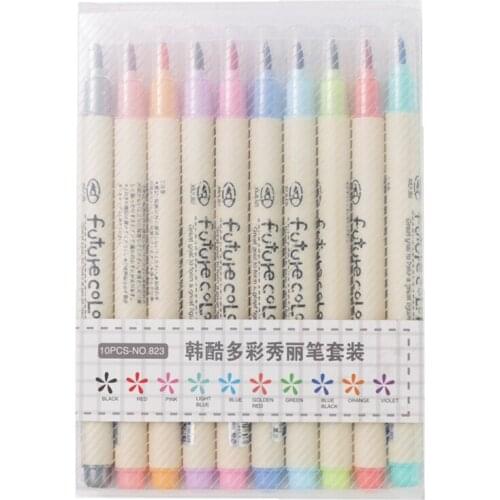 HK 823 Soft Head Color Brush Set, Childrens Painting Hand Account Art Watercolor Pen Beauty Pen Soft Pen Set