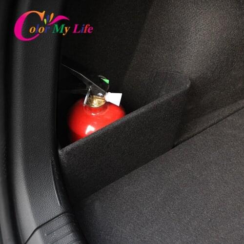 Color My Life Car Trunk Boot Baffle Tail Box Storage for Citroen C-Qurtre C5 C6 for Peugeot 3001 308 408 508 Accessories
