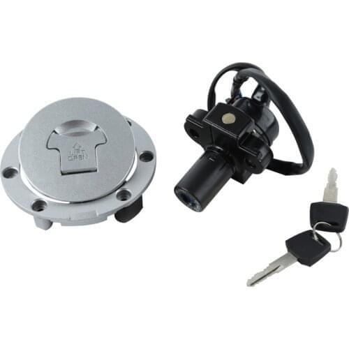 Motorcycle Ignition Switch Fuel Gas Tank Cap Cover with Switch Lock Keys For HONDA VFR400 NC30 RVF400 NC35 CBR250 MC19 MC22