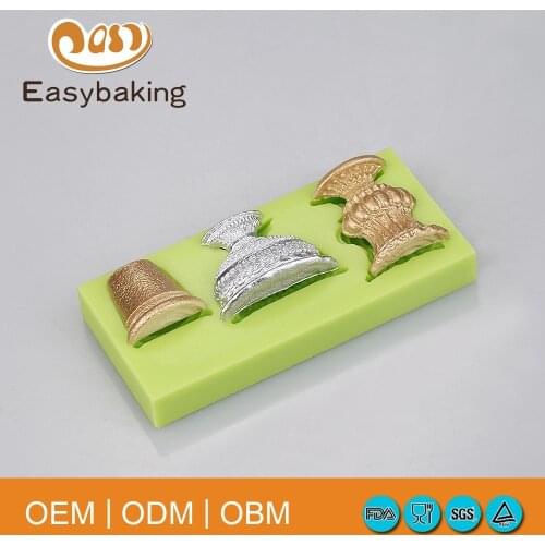 Custom easy baking tools baking glass shape cake Fondant cake and chocolate mold