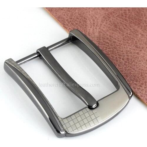 1pcs Metal 40mm Belt Buckle Middle Center Half Bar Buckle Leather Belt Bridle Halter Harness belt Accessories Fit for 37mm-39mm