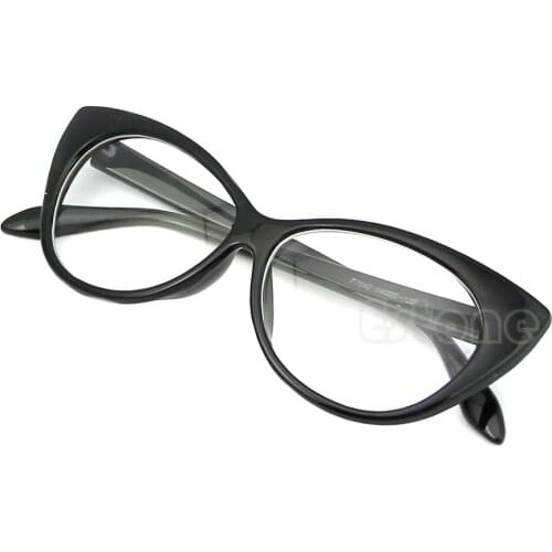 Sexy Women Retro Eyeglasses Frame Fashion Cat Eye Clear Lens ladies Eye Glasses