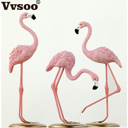 Ins Flamingo Decoration For Living Room Romatic Wedding Party Ornament Accessories Birthday Party Supplies Kids Valentines Gift