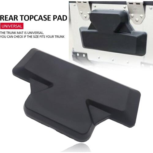 Universal Motorcycle Backsplash Passenger Rear Topcase Set Pad Back Cargo Bag Trunk Sticker Back Backrest Cushion Top Case