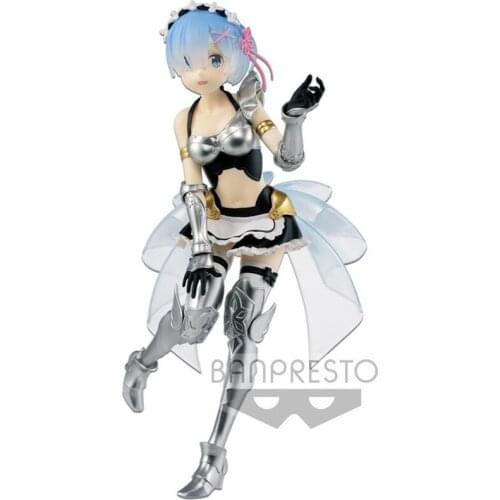 Japanese Anime Action Figure RE Life In A Different World From Zero Model Maid Armor Rem Doll Collection