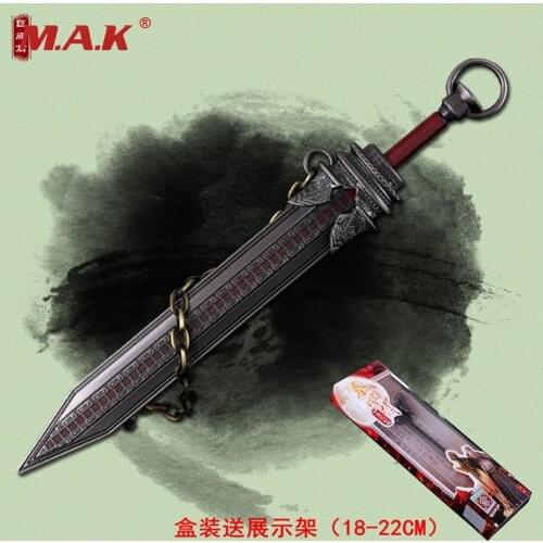 1/6 Scale Figure Scene Accessories ABS Sword Ancient Weapon Gan Jiang Mo Xie Yuan Hong Shark tooth Shadow Tiger Chixiao Genuine