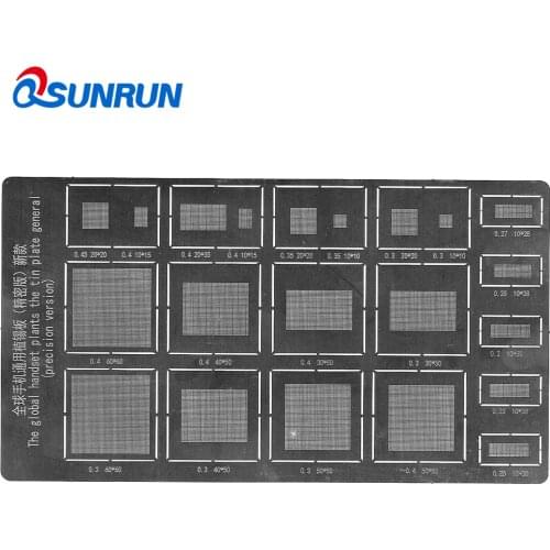 1PCS 21 in1 BGA Reballing Universal Stencil For Mobile Phone Reballing Repair Phone Stencil Precision Version Multipurpose