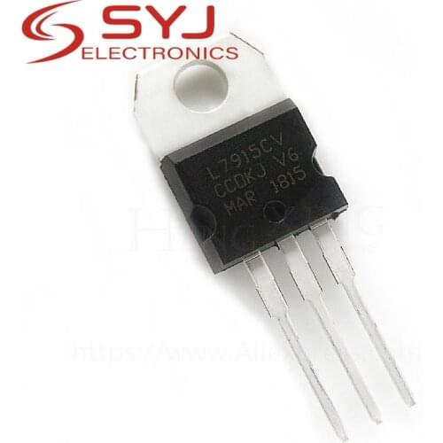10pcs/lot L7915CV TO220 L7915 TO-220 7915 LM7915 MC7915 7915CV new original In Stock