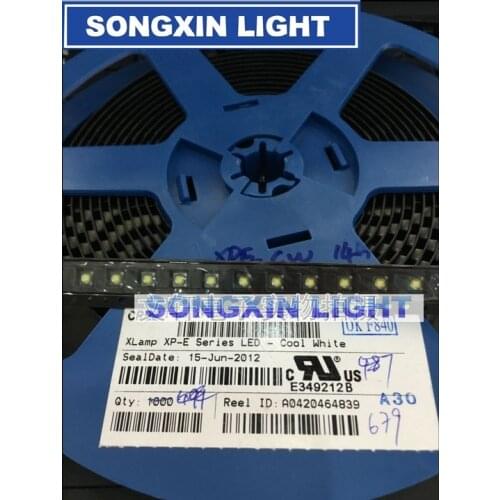 20pcs REE XLamp XP-E Series Cool White High Power LED 3535 3W Cool white 139LM 350Ma-1000Ma XPEWHT-L1-WCO-R3-0-07