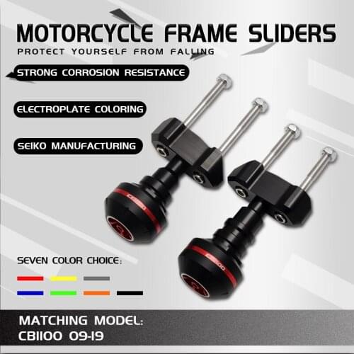 Motorcycle CNC Aluminum Falling Protection Frame Sliders Crash Protector For CB1100 CB 1100 2009-2016