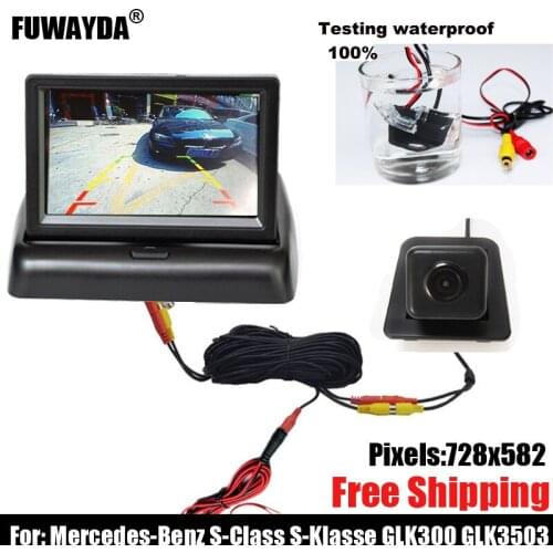 Free shipping!! SONY CCD Chip Special CAR REAR VIEW REVERSE Parking Backup Safety CAMERA FOR Mercedes-Benz S-Class GLK300 GLK350