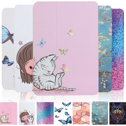 Tablet For Samsung Galaxy Tab A7 Lite Case SM-T220 SM-T225 Lovely Cat Unicorn Leather Cute Cover For Galaxy Tab A7 Lite 8.7 Case