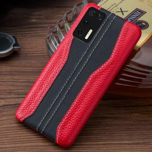 Genuine Leather Phone Case For Huawei P40 Lite P30 Pro Luxury Business Back Cover for Huawei Honor 20 Mate 30 Pro P30 Lite P40