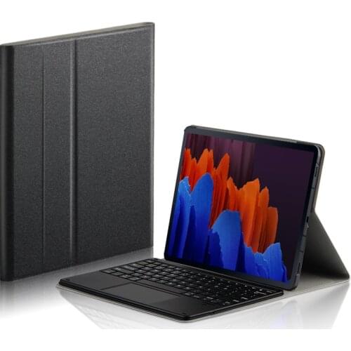 Keyboard Case Cover For Samsung Galaxy Tab S7 Plus 12.4" S7+ SM-T970 T975 Tablet Bluetooth Keyboard Protector Case Cover Mouse