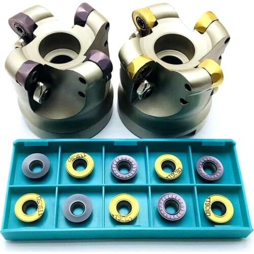 EMRW 6R 50 22 EMRW 6R 63 face milling cutter indexable milling tool holder CNC lathe machine tool for RPMT1204 turning inserts