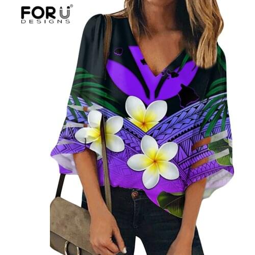 FORUDESIGNS Women's Short Shirts