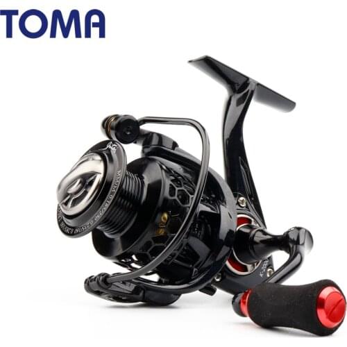 TOMA Spinning Saltwater Fishing Reels Wheel Aluminum Spool 5.2:1 10+1BB 1000-4000 Series Carp Reel for Bass Pike Fishing