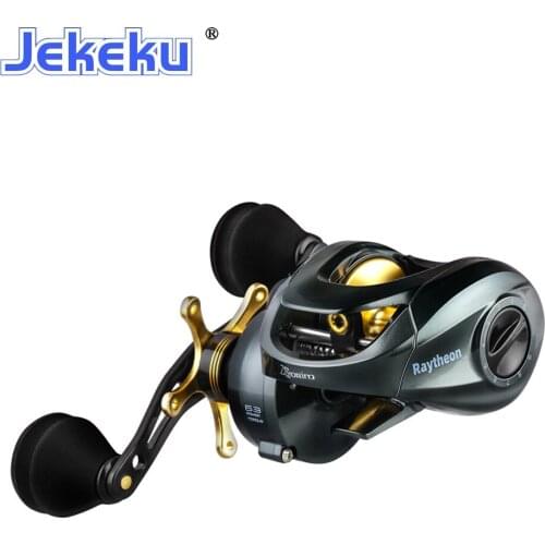 JEKEKU2021 Casting Fishing Reel 12KG 9-speed Magnetic Brake System Japan NMB 10+1 BB 6.3:1 High Speed Saltwater & Freshwater