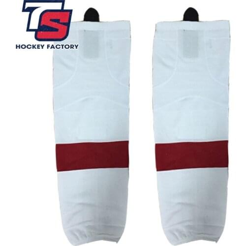 Cool hockey free shipping 100% Polyester Breathable Ice Hockey Socks Cheap Shin Guards W004 high quality men women sport