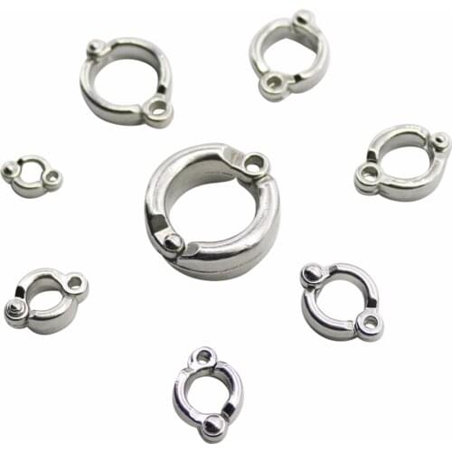 4/6/7/8/9/10/12/15 mm Parrot Leg Ring Alloy Outdoor Flying Training Pet Birds Pigeon Foot Rings Animal supplies Bird Supplies