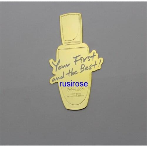 Personalized wine brand shape metal bookmark customization, business activities Advertising bookmark Custom