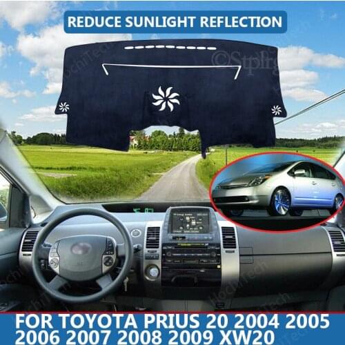 Right Hand Drive High Polyester Fiber Anti-UV Car Dashboard Cover Mat for Toyota Prius 20 2004 2005 2006 2007 2008 09 XW20 Cover