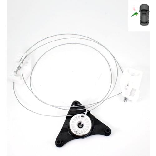 For Skoda Octavia A5 A6 2004 2005 2006 2007 2008 2009 2010 2011 2012 2013 Electric Window Regulator Repair Kit Front Left Side