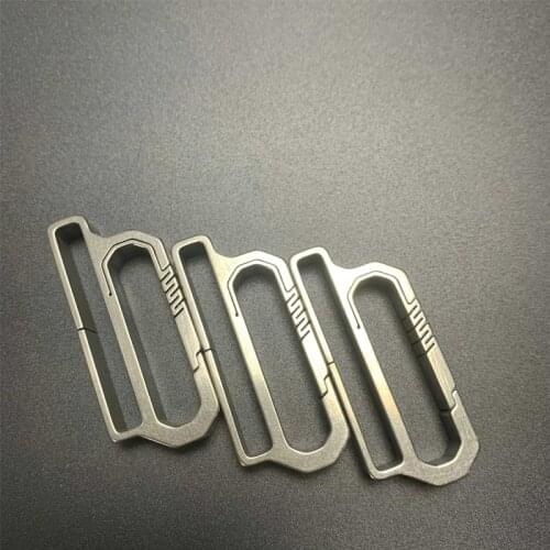 Titanium belt clip keychain 2020 High Quality and Design Luxury Gift Belt Key Ring Holder Quick Release Integrated Belt Key Clip